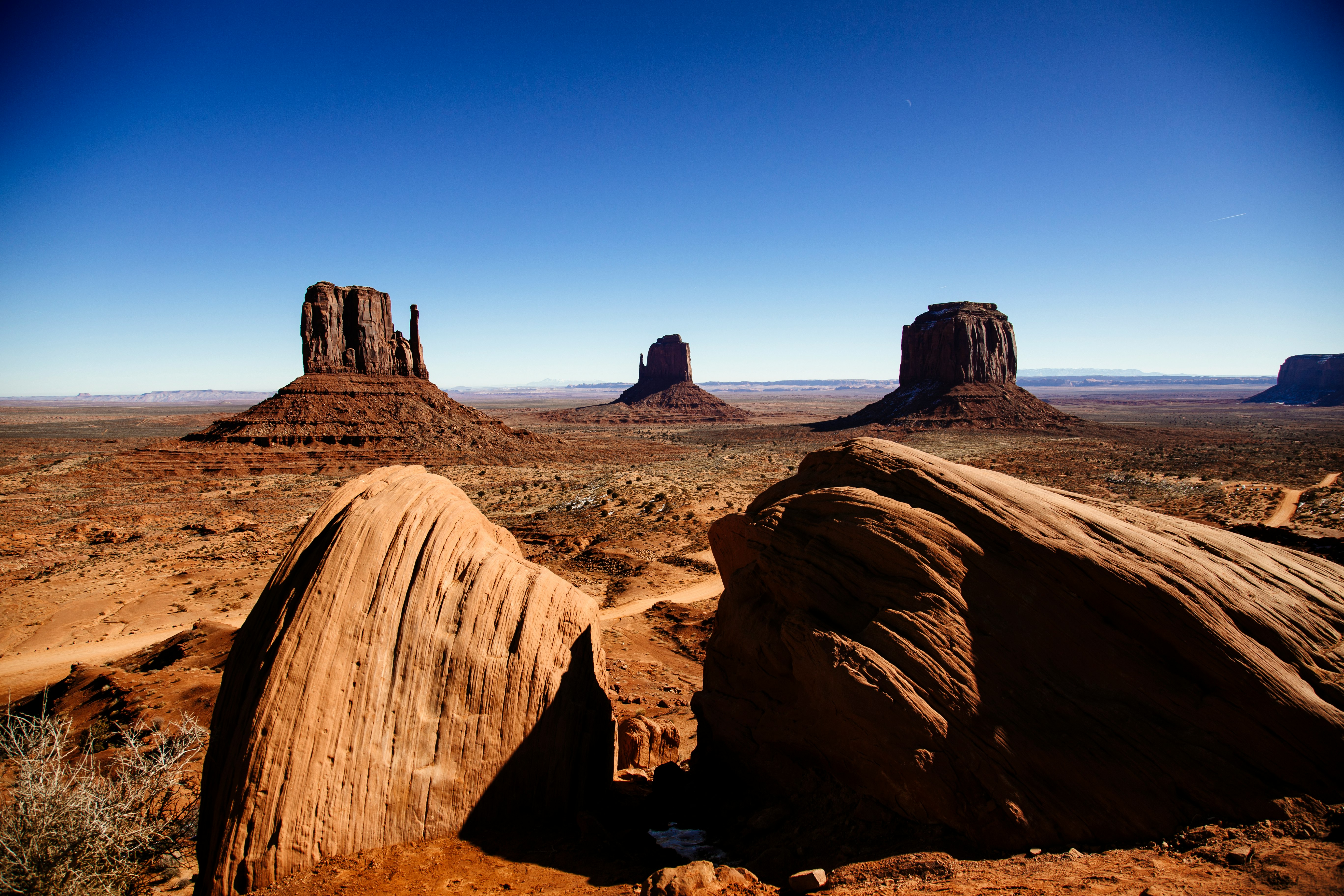 brown rock formation under blue sky during daytime